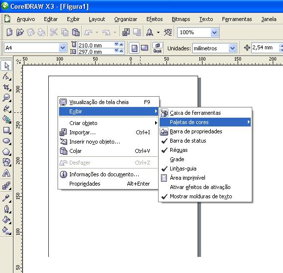 Como inserir imagem no corel draw 2019