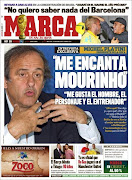 Avrupa Futbolunun evi Nyon'da Platini'nin Marca'ya verdiği röportajda dobra .