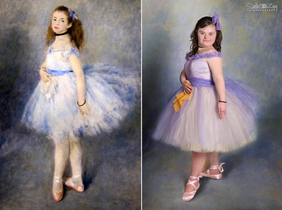 Children With Down Syndrome Recreate Famous Paintings To Prove That Everyone Is A Work Of Art