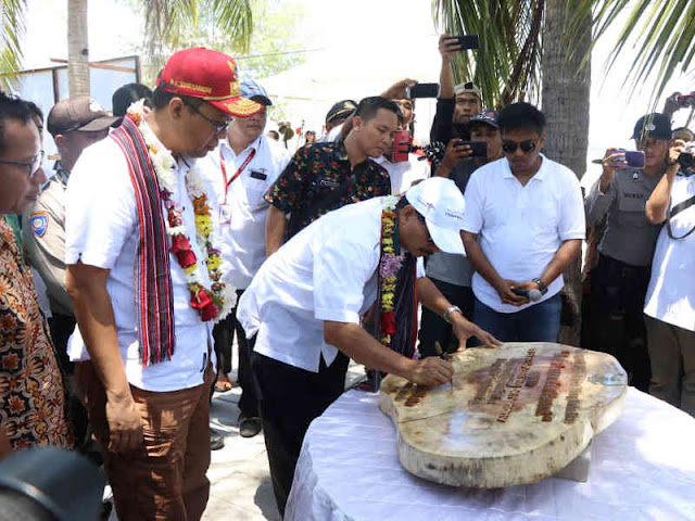 Ground Breaking AMA-LURRA, Arief Yahya Ungkap Lombok Terindah ke 3 di Dunia