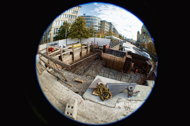 Baustelle Museumsinsel, Friedrichsbrücke, Brückensanierung, Bodestraße, 10178 Berlin, 21.10.2013