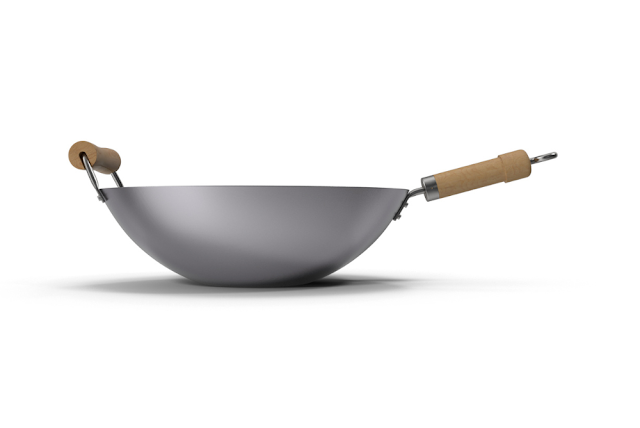 A carbon steel wok is perfect for those who love to make Asian dishes like chow mein or pad thai.