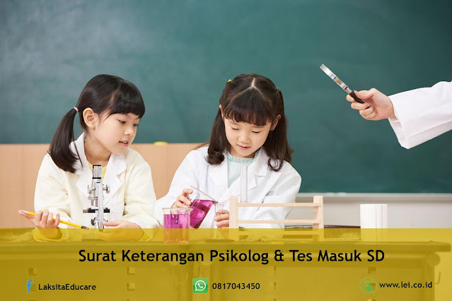 Adakah Tes Masuk SD dan Mendapat Surat Keterangan Psikolog Profesional Online? Ada Disini!