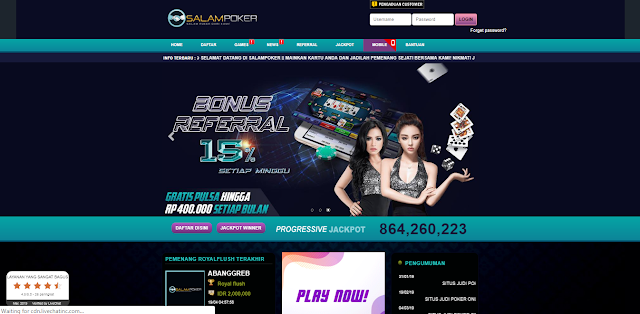 Poker Online Deposit dan Withdraw 10rb