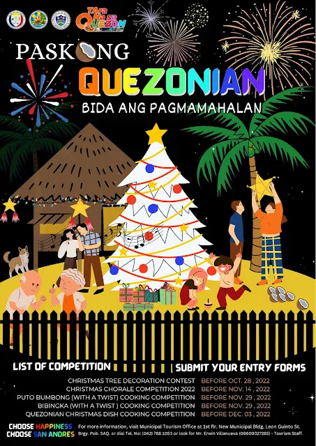 Quezon Provincial Tourism Office holds its "Paskong Quezonian" contest prize-giving ceremony