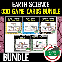 Earth Science Game Cards, Test Prep