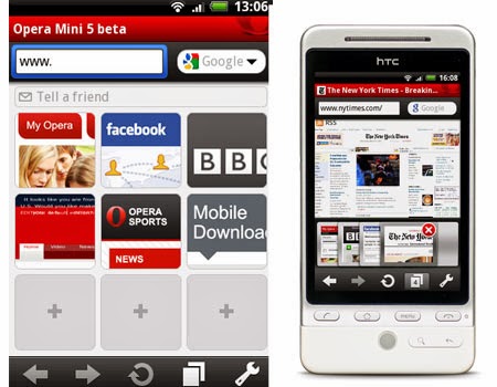 Download Opera Mini 5 Beta Mobile9 Untuk HP