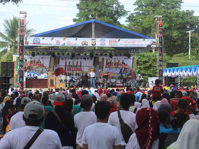 5,000 Peserta Meriahkan Millenial Road Safety Festival (MRSF) di Bula