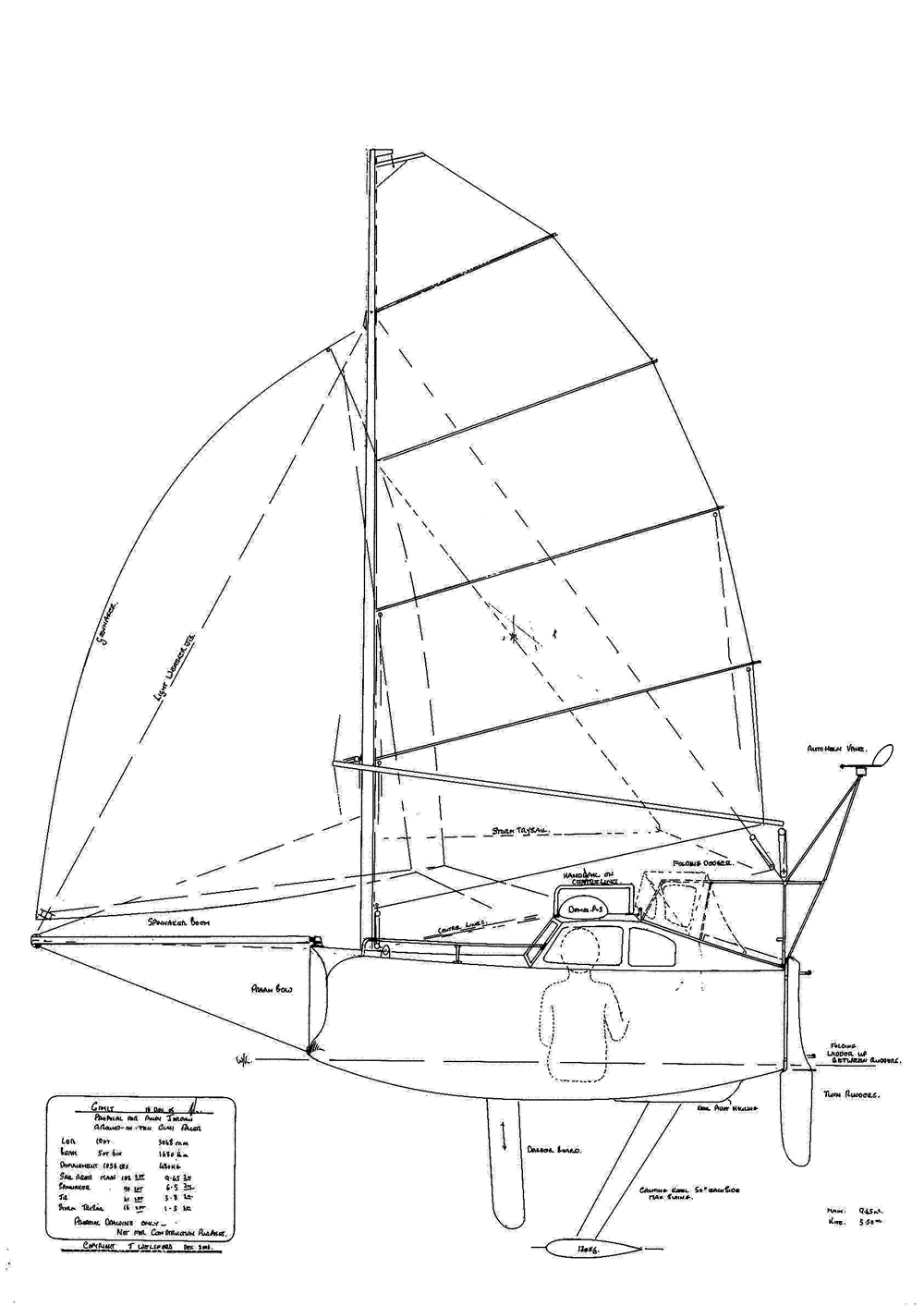 Bill's Log: 10’ Ocean-going Sailboat Designs