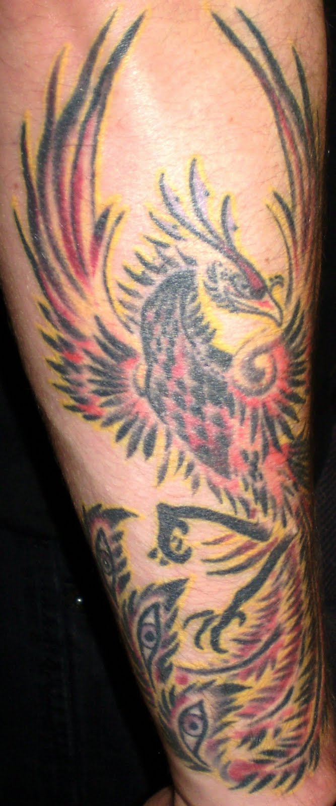 phoenix bird tattoo