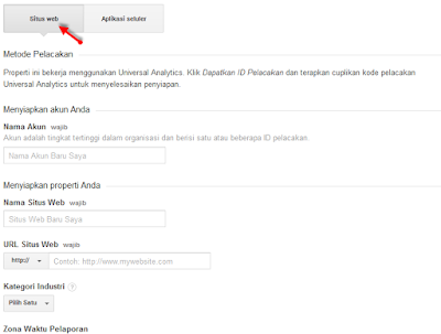 Daftar Google Analytics