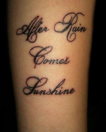 Old English lettering Tattoos are one of our most popular requested styles