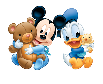 Desenho Mickey Mouse on Imagens Baby Disney   Mickey  Minnie  Donald  Pateta E Pluto   Abc