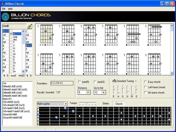 chords on guitar. Billion Chords (Guitar Chord