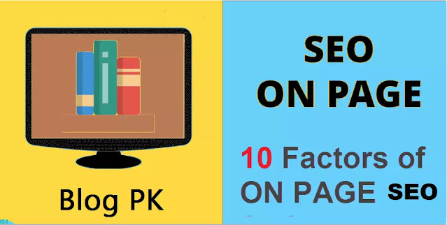 ON PAGE SEO FACTORS
