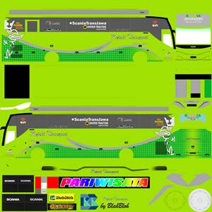 Livery Rejeki Transport Hijau Jb3+ Scania Faridh Madyawan