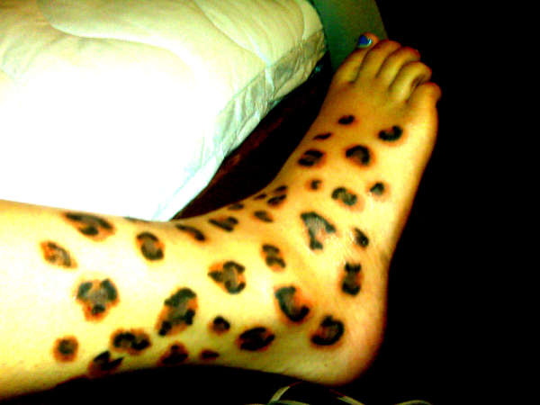 Tattoo For Girls Samples Leopard Print Skin