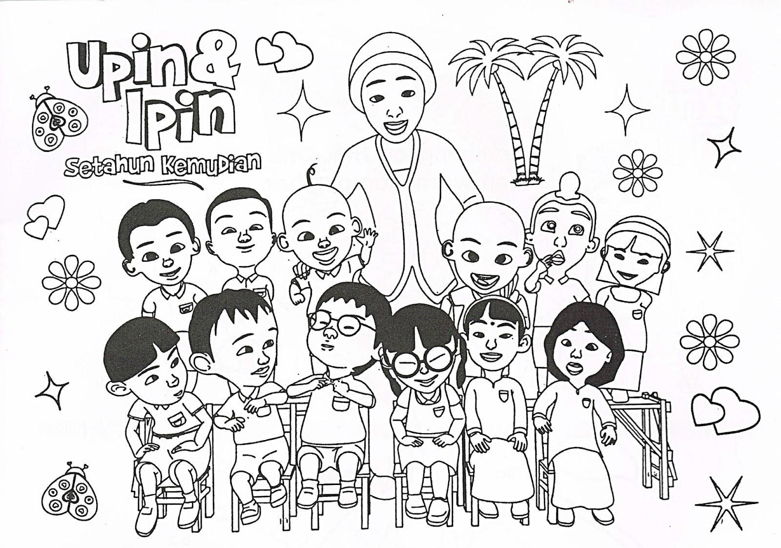 ~Mari Mewarna Bersama Upin & Ipin~  ¸.•Acu Khaulah¸.•