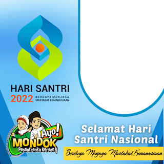 15 Link Twibbon Hari SANTRI Nasional Tahun 2022 Desain Aestethic dan Elegance Keren Postingan Medsos