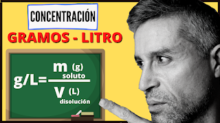 🔥 GRAMOS POR LITRO - Problemas de CONCENTRACIÓN