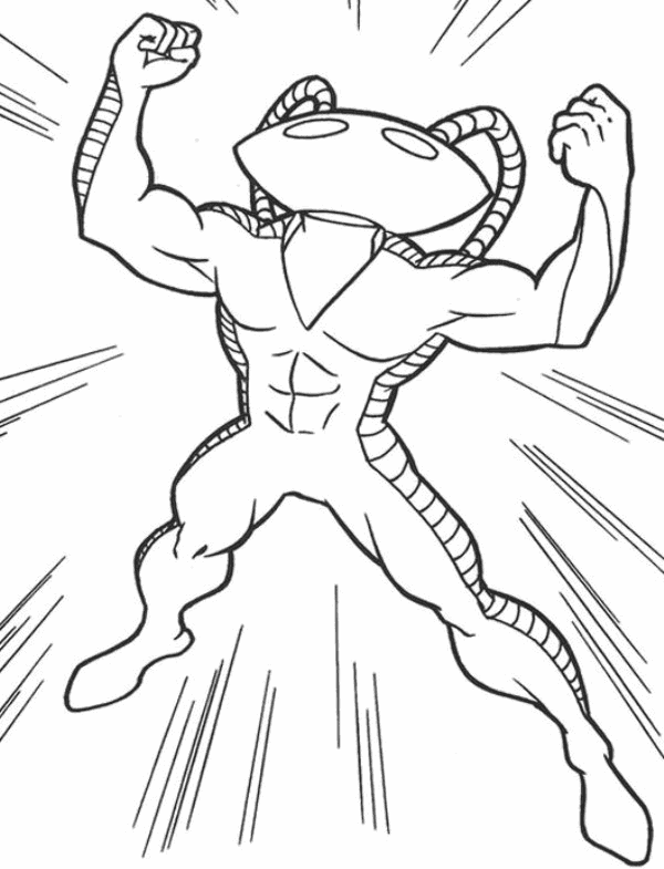 Black Super Hero Coloring Coloring Pages