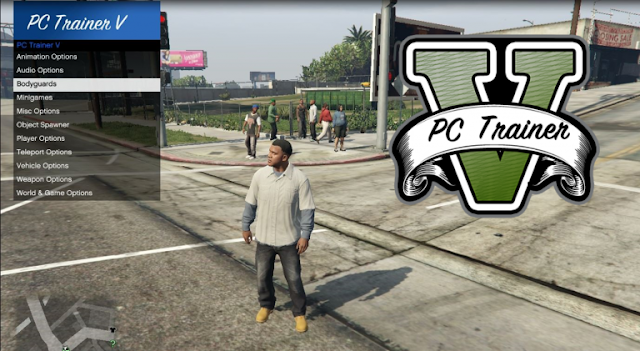 PC Trainer V - Bảng tùy chọn hữu ích cho MOD GTA V