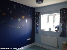 Making a space themed bedroom for a child