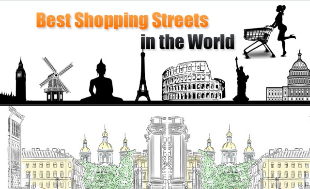 Image: Best Shopping Streets in the World [Infographic]