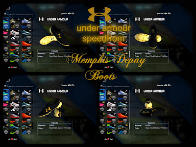 Under Armour Speedform Memphis Depay Boots Black / Gold