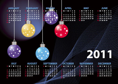Calendar 2011 Dark Style