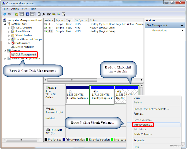 Hướng dẫn chia và gộp ổ đĩa trực tiếp ngay trên Windows 7, 8.1 2