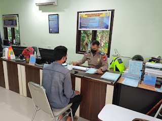 Berikan Pelayanan Terbaik Kepada Masyarakat, Personel Satpas Polres Enrekang Lakukan Ini