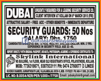 Dubai & Abudhabi Large Job Vacancies