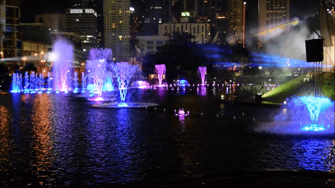 Kuala Lumpur - Christmas in KL - Malaysia - Petronas Towers - Dancing Water Fountains 1