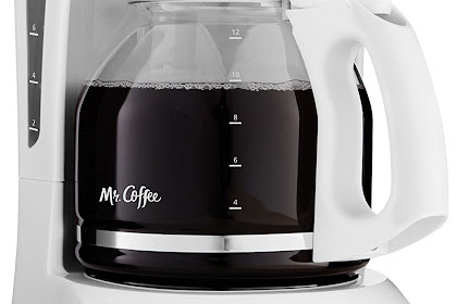 White 12 Cup Programmable Coffee Maker