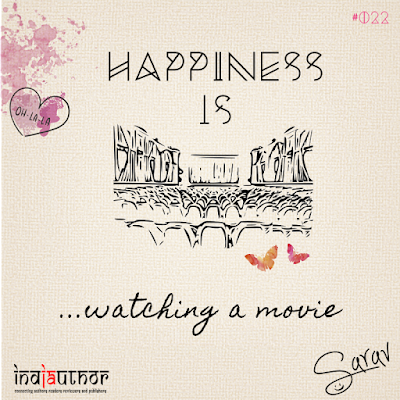 Happiness is watching a movie!