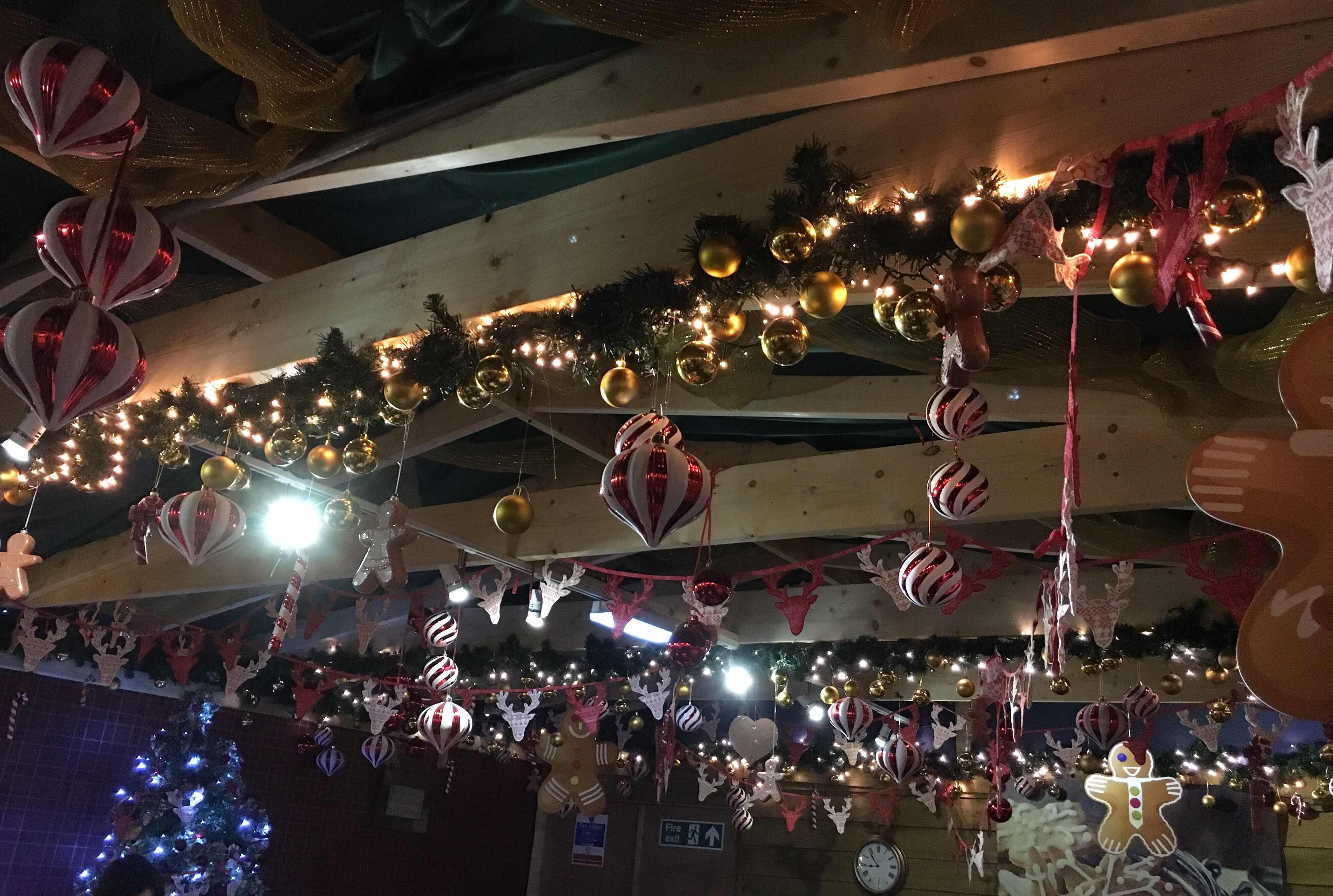 Gingerbread decorating room