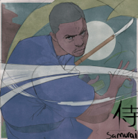samurai art work