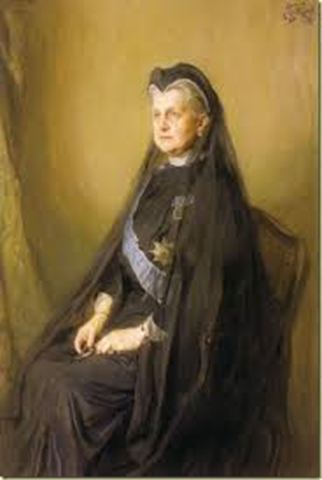Un retrato de la reina Olga de Grecia