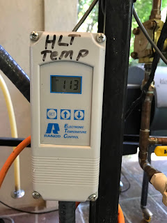 HLT gas solenoid temp controller