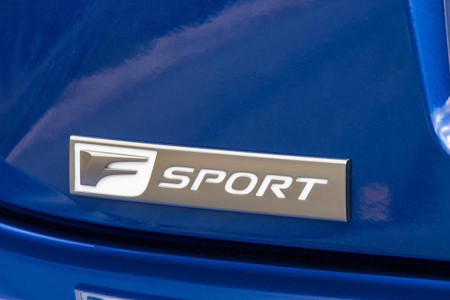 F SPORT badge on 2016 Lexus RC200t