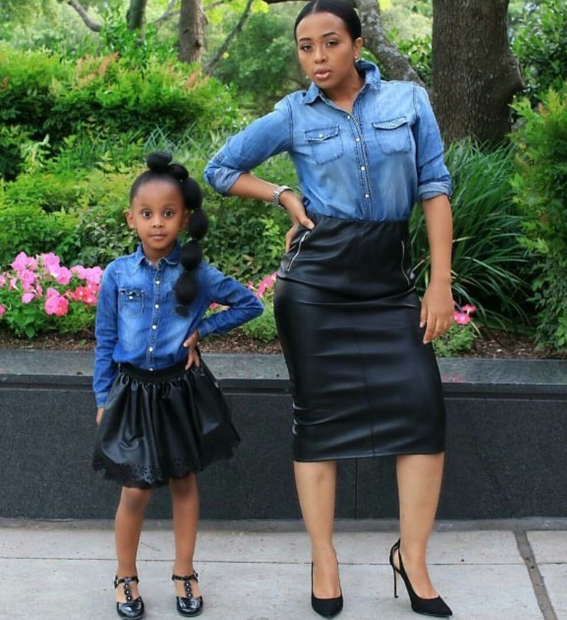 Mother daughter matching dresses and outfits | fashenista