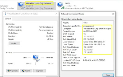 Berhasil Mendapatkan DHCP Client