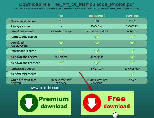 Cara mudah Download dari Rapidshare