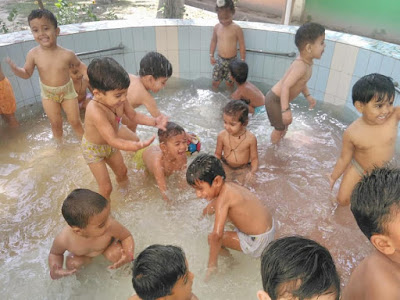 Splash Pool Activity in OPS International School