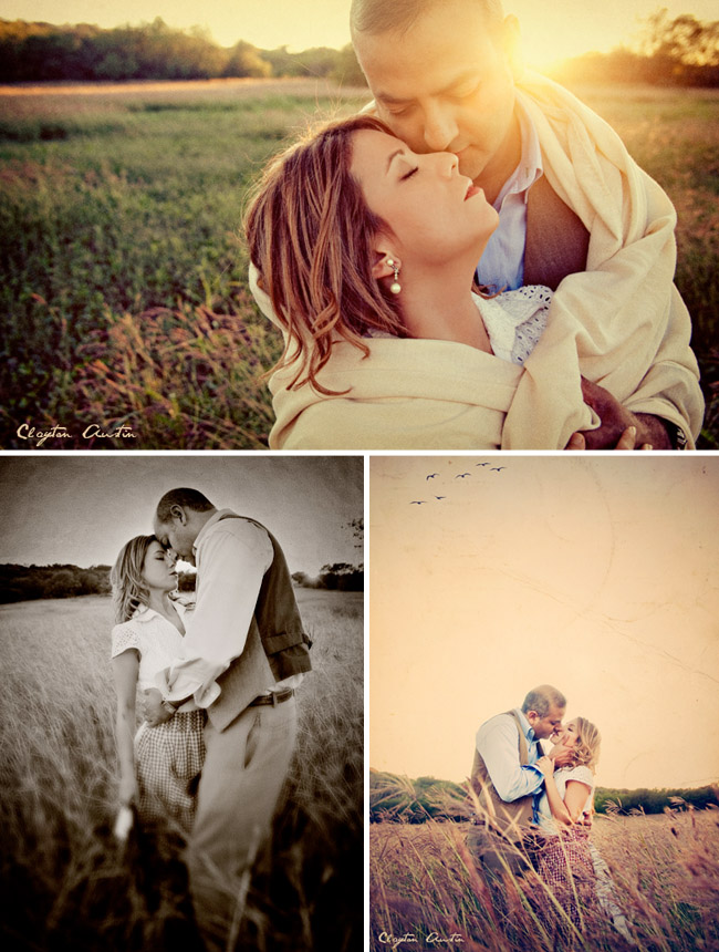 engagement photos austin texas laundry vintage inspired