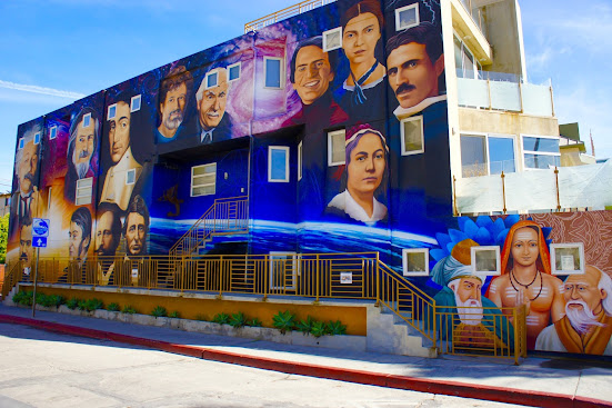 Tripping Through Venice Beach Art by Omar Cherif, One Lucky Soul