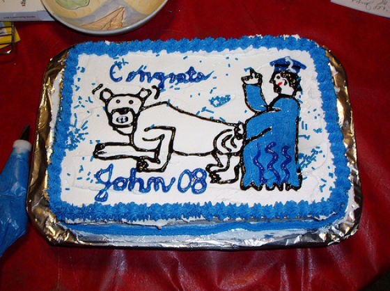 Strange Graduation Cakes