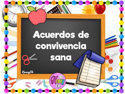 Acuerdos de Convivencia Sana en el Aula - Hermosos Diseños para Imprimir