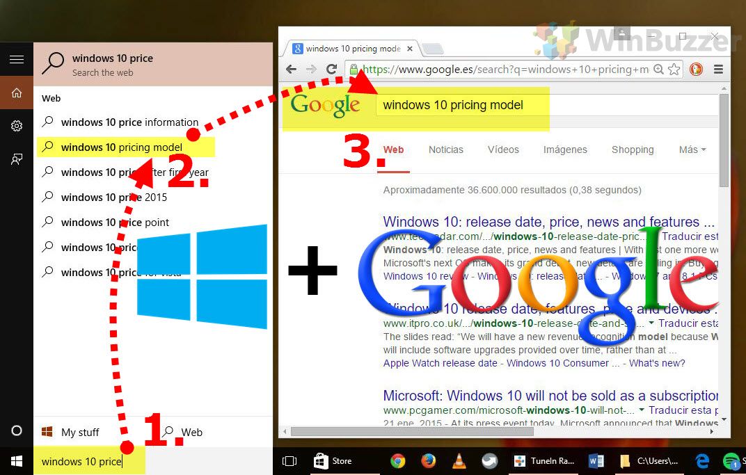 How to Force Windows 10 to search with Google: Changing ...